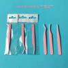 Golden Feather Dolphin Eyelash Extension Tweezers for Lash Artists