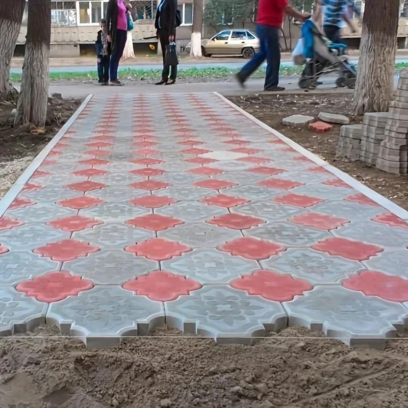 2026New Two-pack Upgraded Cement Stepping Stone Molds for Beautiful Concrete Paving Stones in Your Yard and Garden