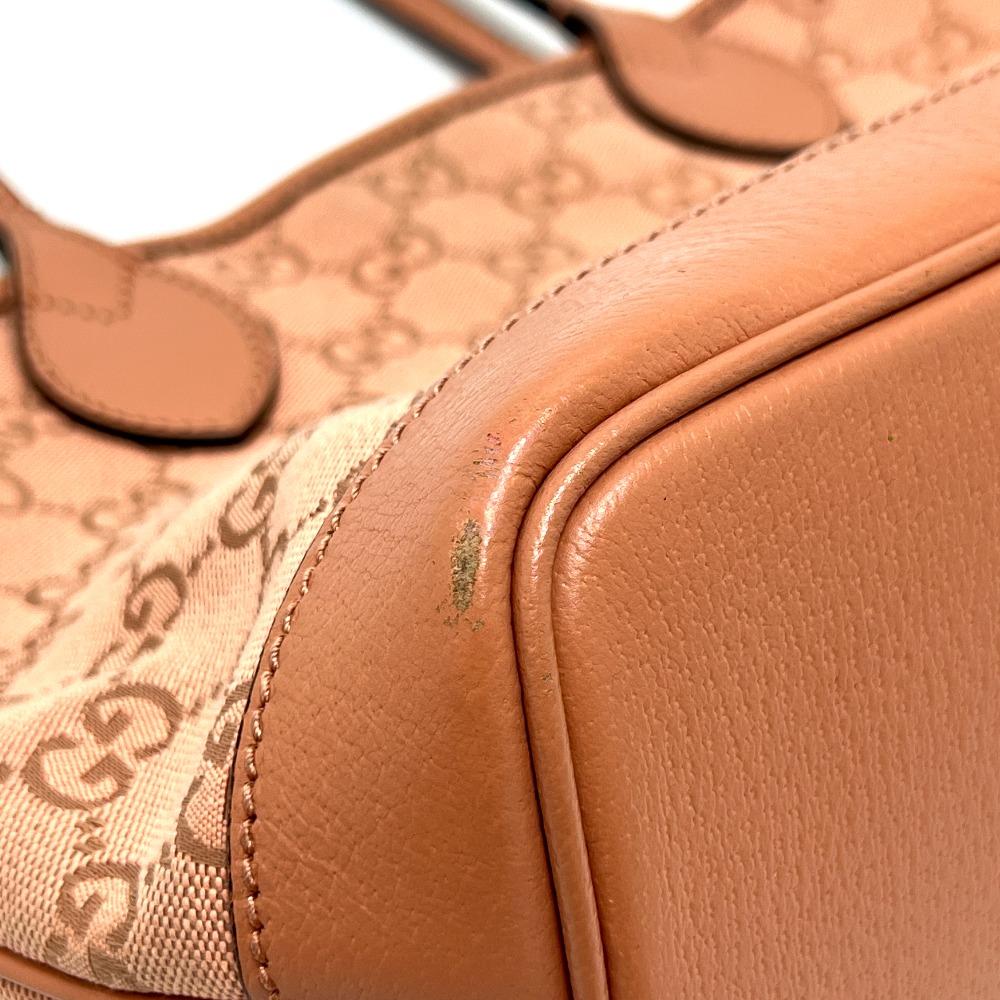 Gucci 742102 GGCanvas Ophidia GG Small Hand Bag Tote Bag GGCanvas Pink