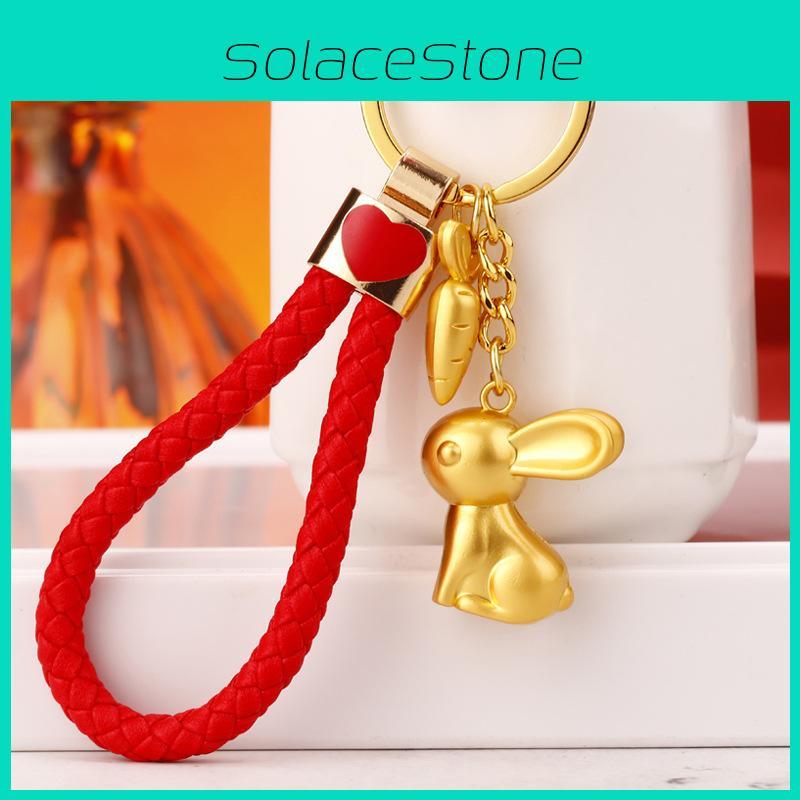 Adorable Premium Zinc Alloy Rabbit Keychain For Stylish Women Perfect Gift Accessory