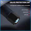 Fashion Car Tire Valve Caps with Car Badge Keyring Keychain Set For BMW M Performance 1 3 5 7 Series M3 M4 M5 M6 X1 X3 X5 X6 X7 E30 E34 E36 E39 E4