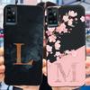 Per ZTE Blade A71 2021 Custodia Moda Lettera Fiore Lussuoso TPU Morbido Silicone Cover Per ZTE Blade A71 A7030 Custodie Telefono Antiurto