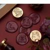Castles Wax Seal Stamp Decorative Seal Plant Sealing Wax Stamp Brass Head for Wedding Scrapbooking Decoration