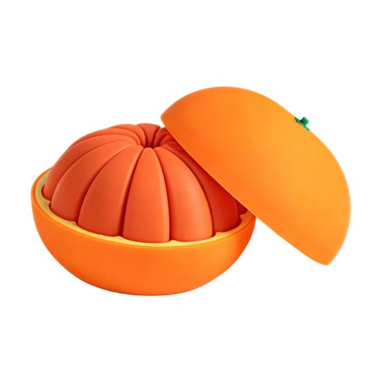 3D Printed Orange Fidget Relief Simulated Toy Stress Orange оранжевый