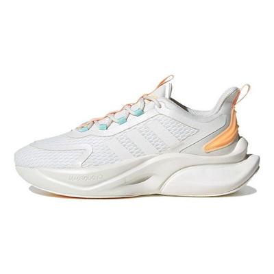 Alphabounce+ Šnurovacie Protišmykové Nízke Bežné Bežecké Topánky Dámske Tenisky Biela Oranžová IF6033