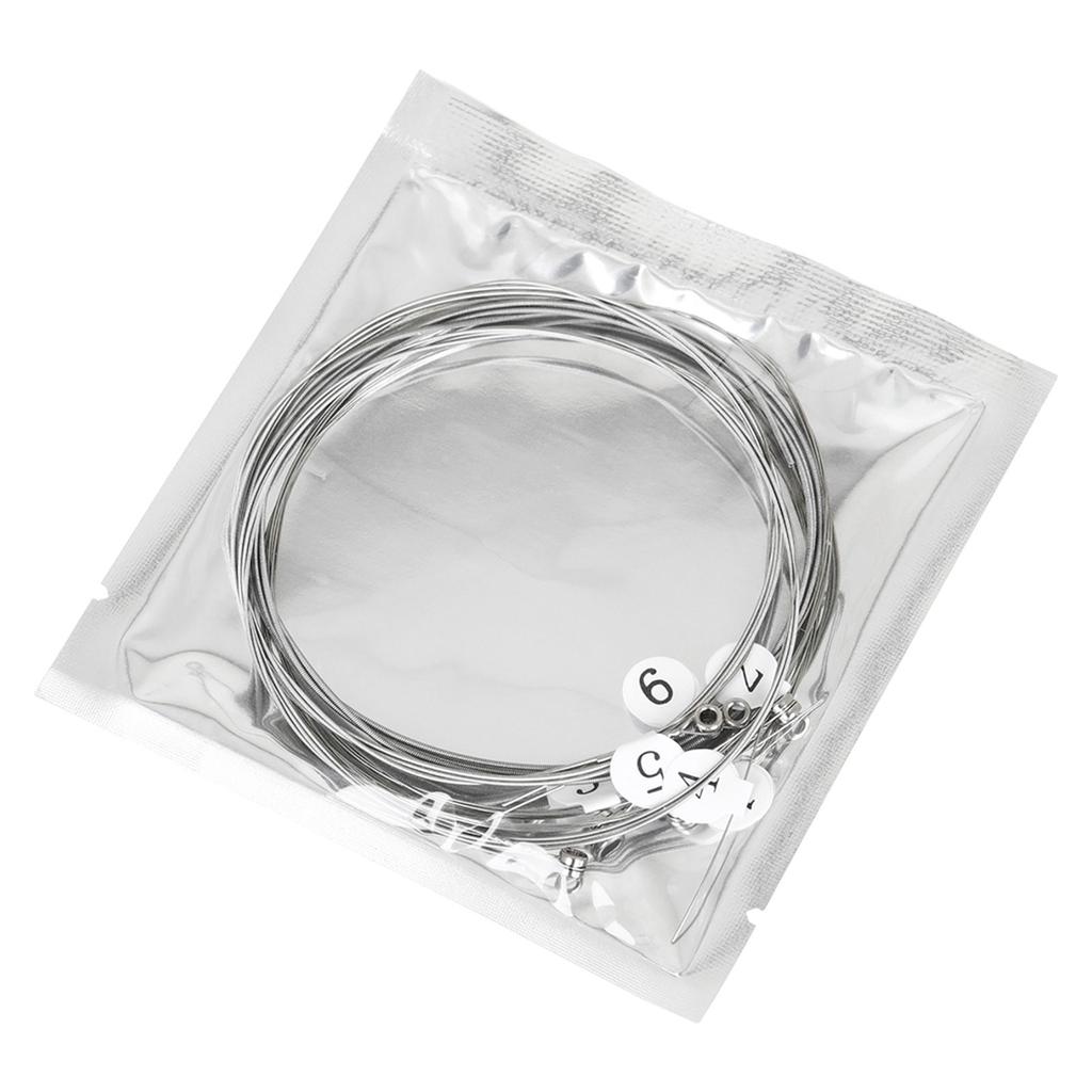 6Pcs Electric Guitar Strings .009-.042 Guitar Strings Replacement Musical Instrument Accessories Easy to Install