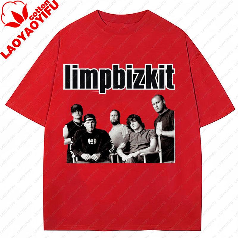 Playera Limp Bizkit Metal Classic Tour Band Music Albums Retro Vintage Rock Rap Graphic T Shirts New In Tops Tees Unisexs Tees