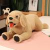 Cartoon Lying Dog Plush Doll Pillow Simulation Cute Labrador Husky Animal Stuffed Toy Home Decoration Gift For Children