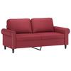 Vidaxl 2-Piece Living Room Set Wine Red, Faux Leather