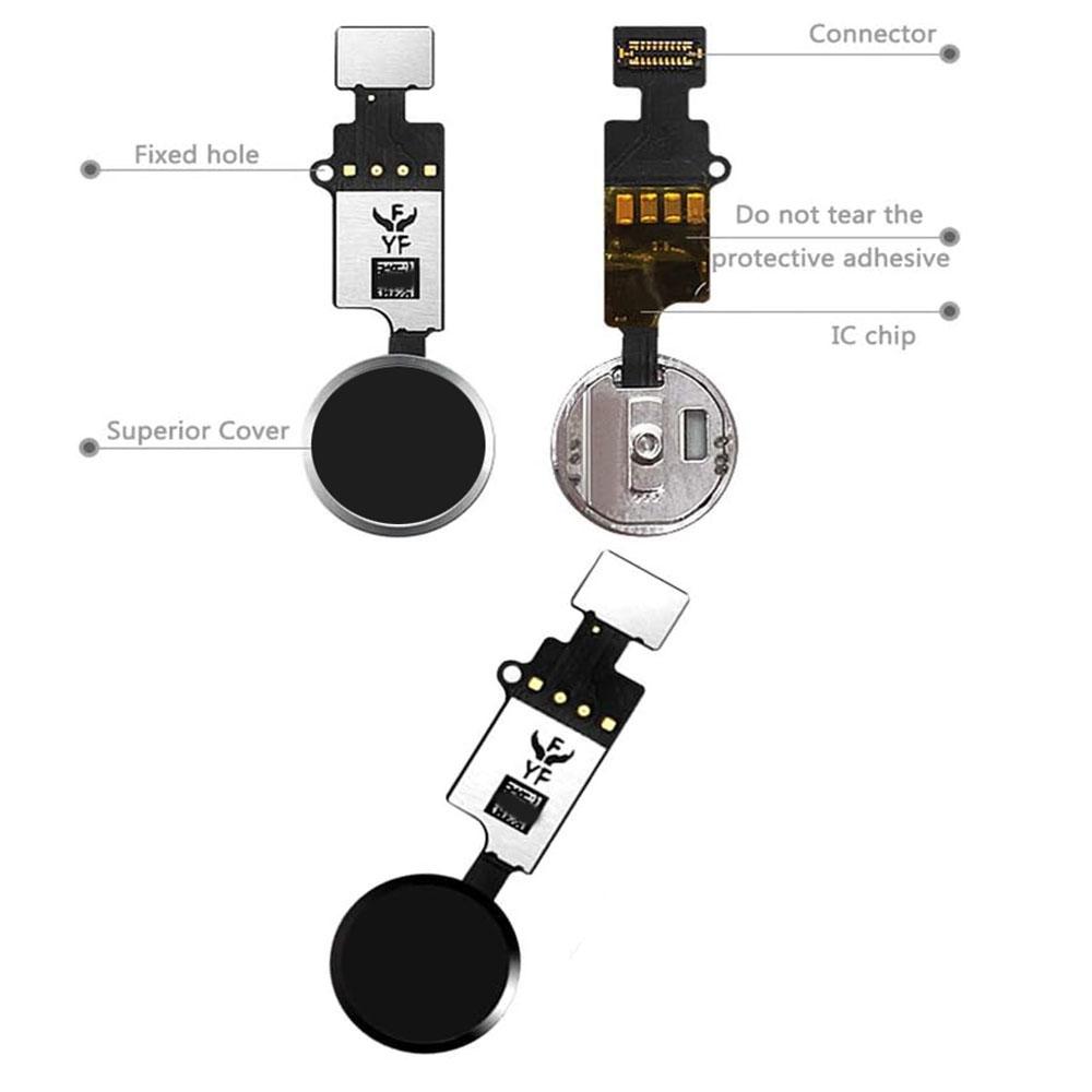 1Pcs BLACK Home Button W/ Return Function For iPhone 7/8/7 Plus/8 Plus/SE
