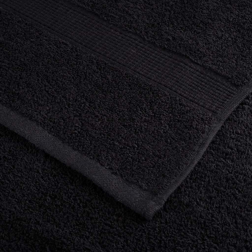 SOLUND Guest Towel 25 pcs Black 80 x 200 cm 550 gsm