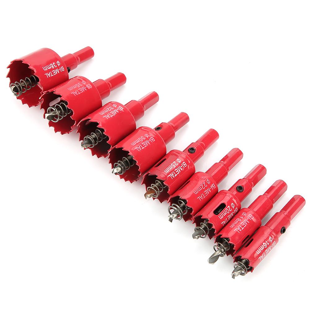 16 38mm M42 High Speed Steel Bi Metal Holesaw Cutter Hole Saw with Core Drill Bit