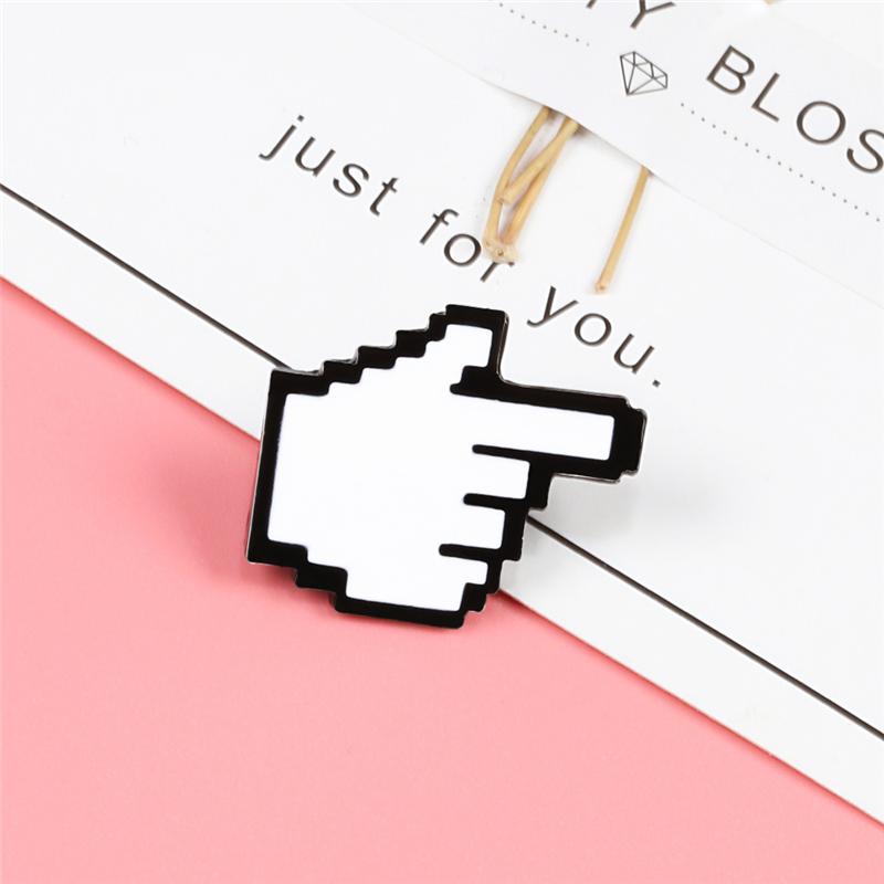 

Minimalism Label Pins Worker Brooches Movie Board Computer Keyboard Pointer Enamel BackPack Pin Men Women Jewelry Badges Gifts