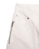 TUDE Cutting Line Rivet Pants White