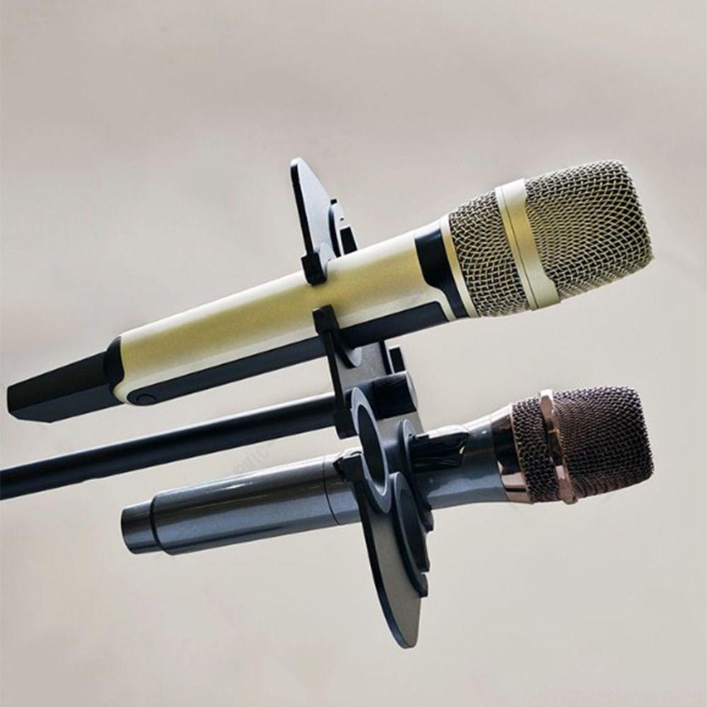 Hands Free Multi Microphone Holder Up To 6/8 Mics Mic Holder Stand  Microphone Props