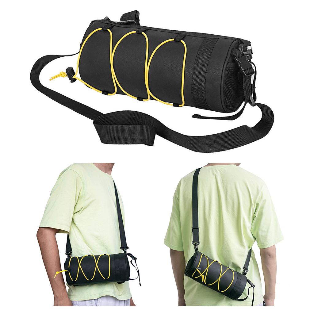 Sac de Guidon de Vélo Multifonctionnel Sac Avant pour VTT Sac de Cadre de Vélo Sac Bandoulière Pochette de Rangement pour Cycle Sacoche