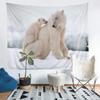 Polar Bear Pattern Background Cloth Office Living Room Tapestry Home Wall Decoration Tapestry