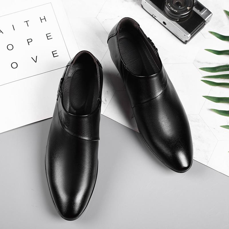 New Leather Shoes for Men's Large Size 4748 Business Formal Shoes for Men's Casual Shoes Versatile Wedding Shoes