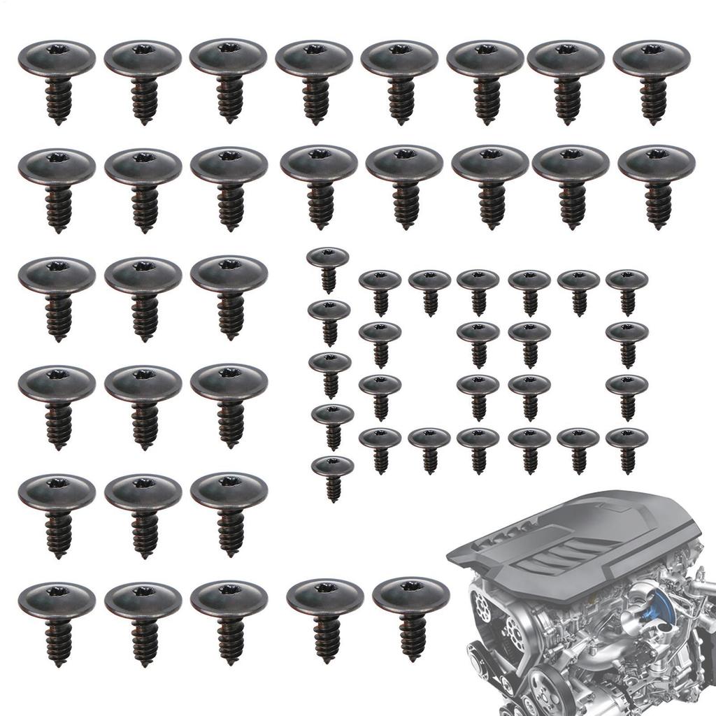 Metal Screws Self Tapping Mudguard Bumpers Self Tapping Fixing Screws Car Fastening Tool Sturdy Exterior Accessories For Home