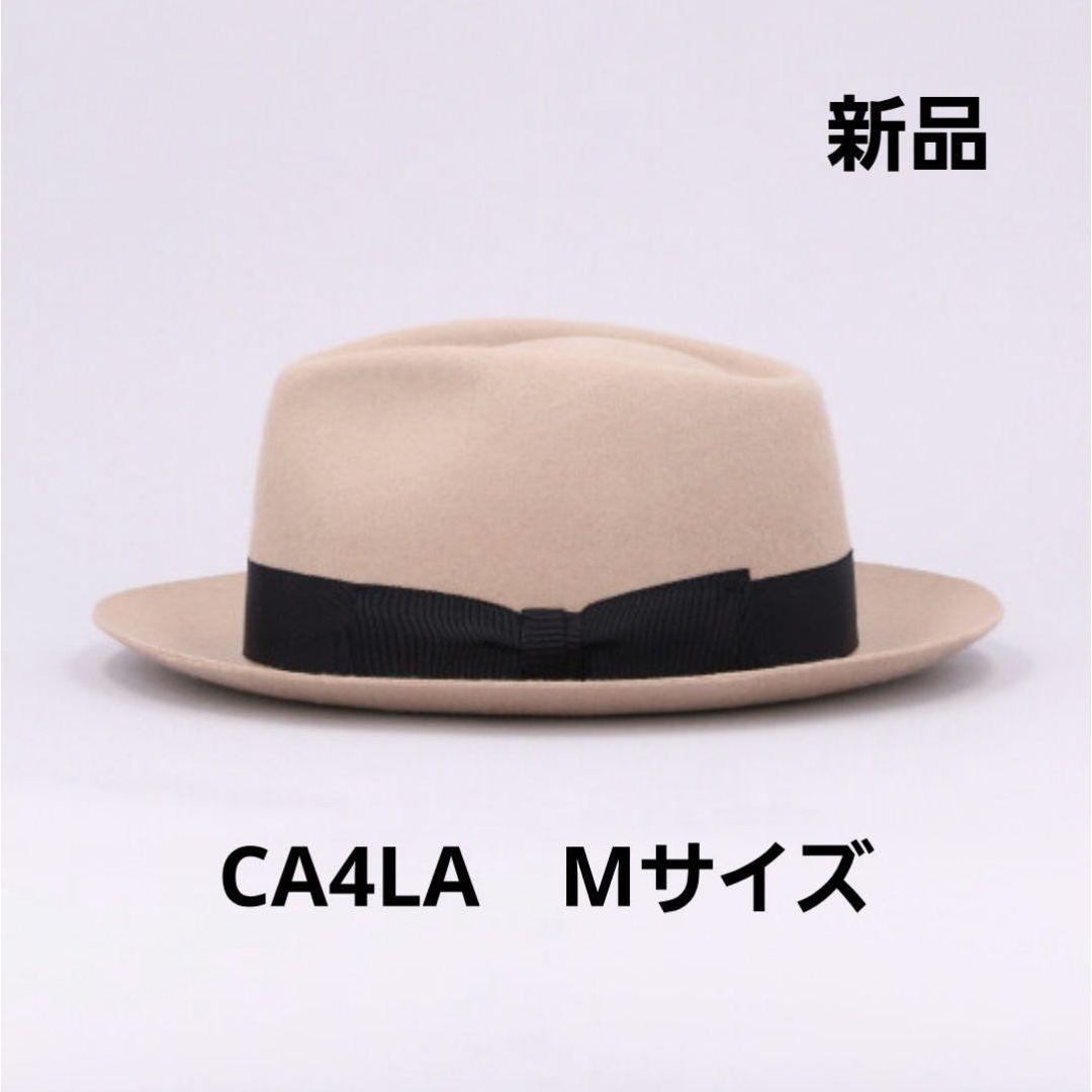 Used NewCA4LA Folded Hat TEARDROP3 Beige M Women s