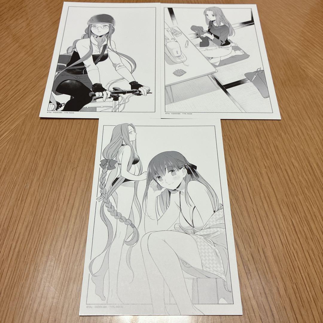 fate stay night ufotable cafe postcard