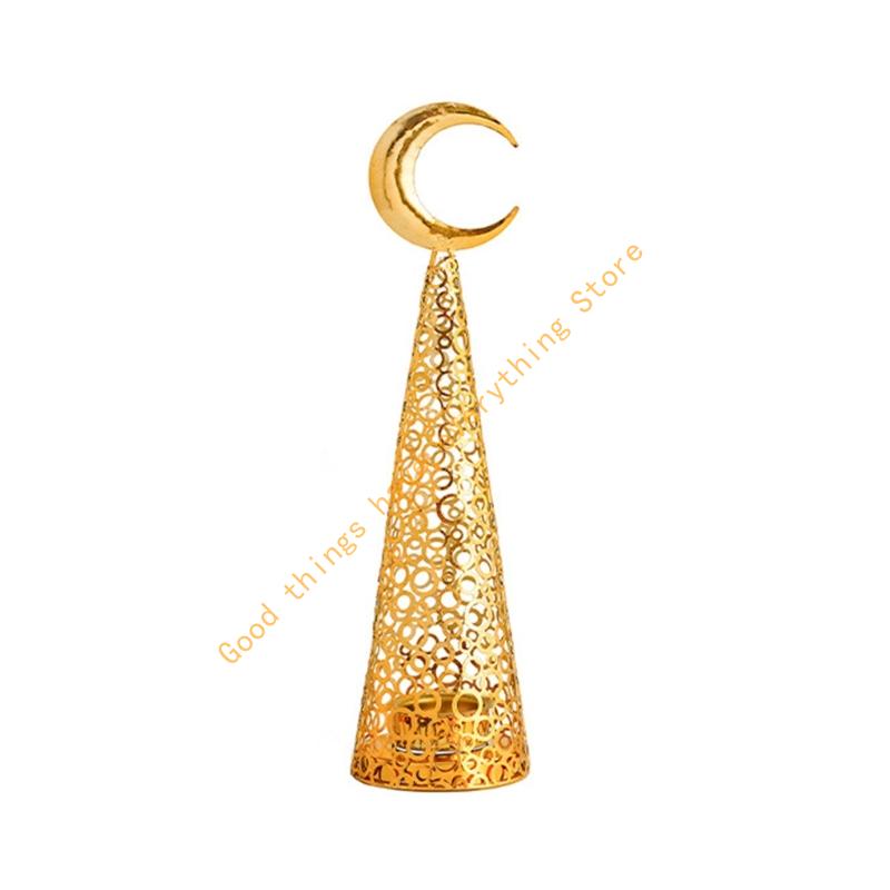 Golden Metal Cutout Pine Tree Incenses Burners Arabic Frankincense Bakhoors Censers for Home Office Meditations Decors 55KF
