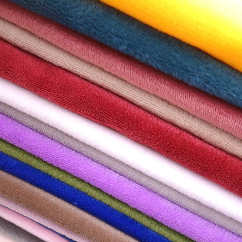1pcs Fabrics For Sewing Diy Handmade Home Textile Cloth For Toys Plush Fabric Patchwork Solid Color Style 160*50cm
