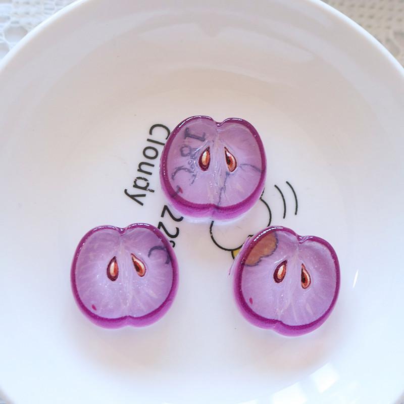10Pcs Mini Kawaii Cute Watermelon Fruit Flat Back Cabochons Scrapbook Diy Party Hairpin Accessories Home Decoration Craft