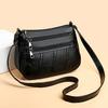 Bolso Bandolera para Mujer Bolso Cruzado de Piel Sintética Bolso de Hombro Simple con Múltiples Bolsillos Bolso de Mano para Ir al Trabajo y Compras