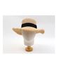 Yunibeosyeolkemiseuteuli Sv Metal Round Natural Raffia Hat Raffia Hat