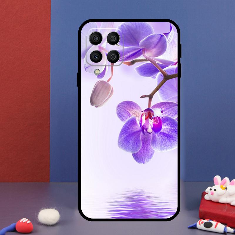 Orchid Flowers Colorful For Samsung Galaxy M12 M13 M33 M23 M53 M15 M55 M31 M51 M14 M34 M54 M20 M32 M52 Phone Case