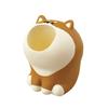 Cute Animal Pen Holder Mini Dinosaur Dolphin Shark Penguin Cat Dog Rabbit Shape Portable Resin Pencil Rest Organizer Stand Desktop Ornament Student