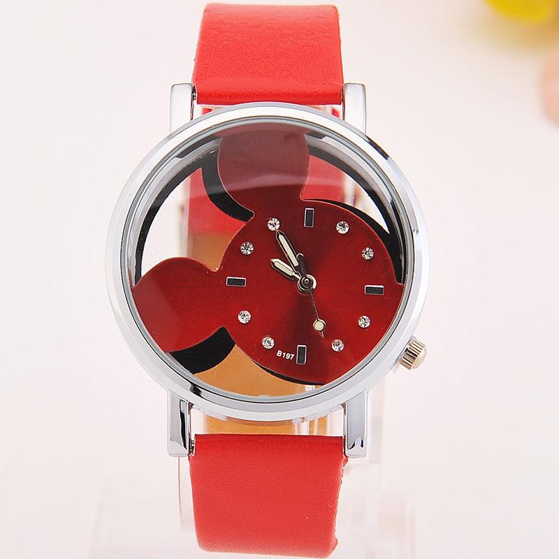 Mickey Mouse Childrens Fashion Quartz Watch With Large Dial For Kids And Teens