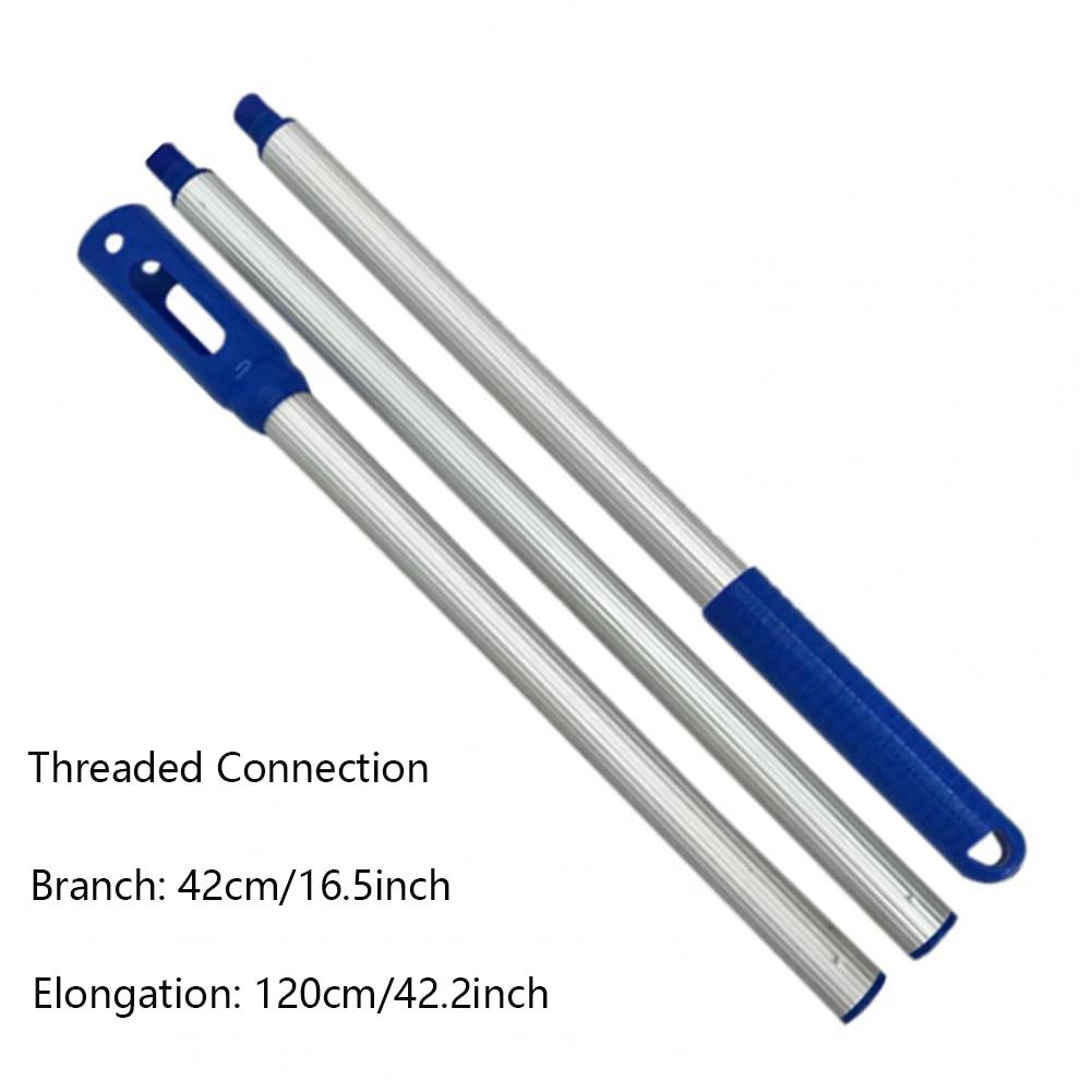 Telescopic Pool Cleaner Handle Rod Swimming Pool Cleaning Fishing Net Supplies Handheld Clean  Telescoping Pole Cleaning Tool Ad