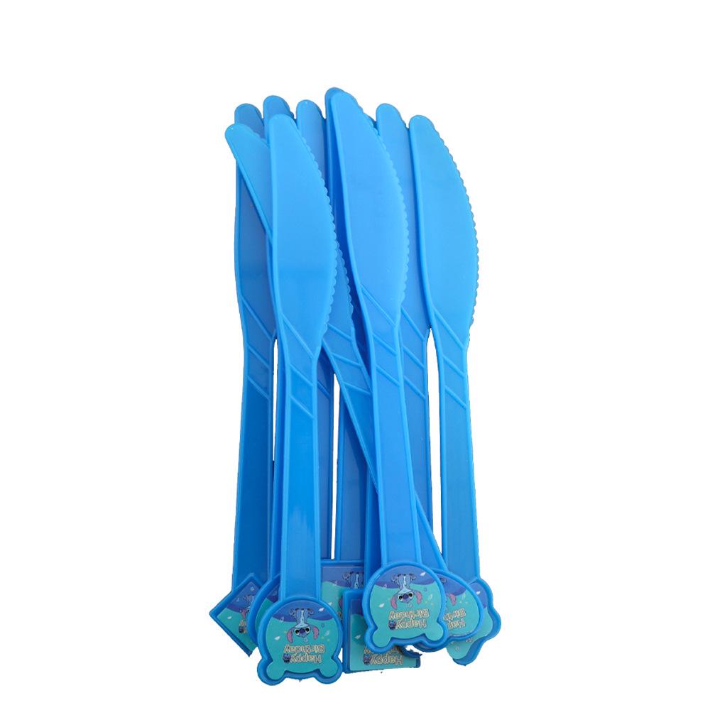 Blue Stitch Birthday Party Disposable Tableware Set - Plates, Cups, and Napkins for Boys