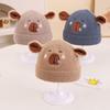 Capybara Baby Mütze Wolle Baby Strickmütze NEU Gehäkelte Mützen Herbst und Winter
