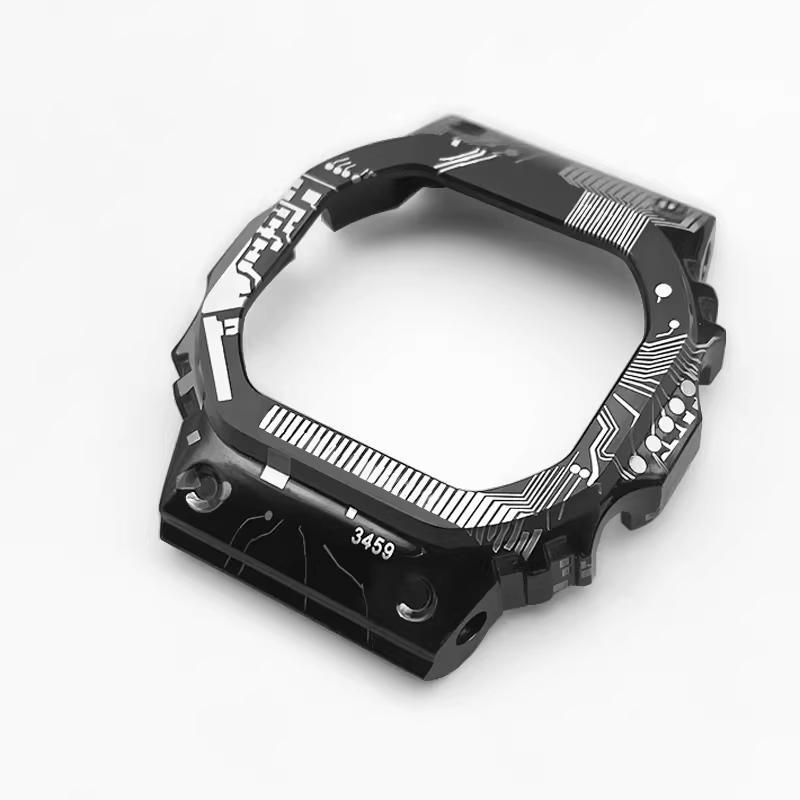 Nerezová preciznost Pro Casio GMW-B5000/DW5600 příslušenství pro úpravu obvodové desky, malé čtvercové pouzdro GWM5610 náramek