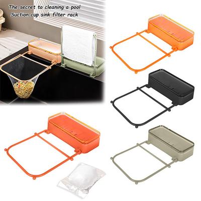 Sink Filter Rack Drain Stand Waste Garbage Net Shelf Anti-Clogging Disposable