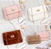 2022 Ladies Bag Sweet Style Plush Small Square Bag Wholesale Lipstick Bag Phone Bag