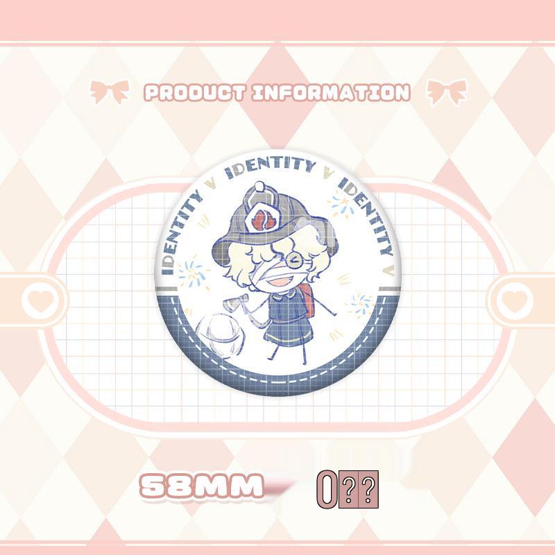 Identity V Charms: Gardener, Entomologist, Mechanic, Prisoner, Seer Badges