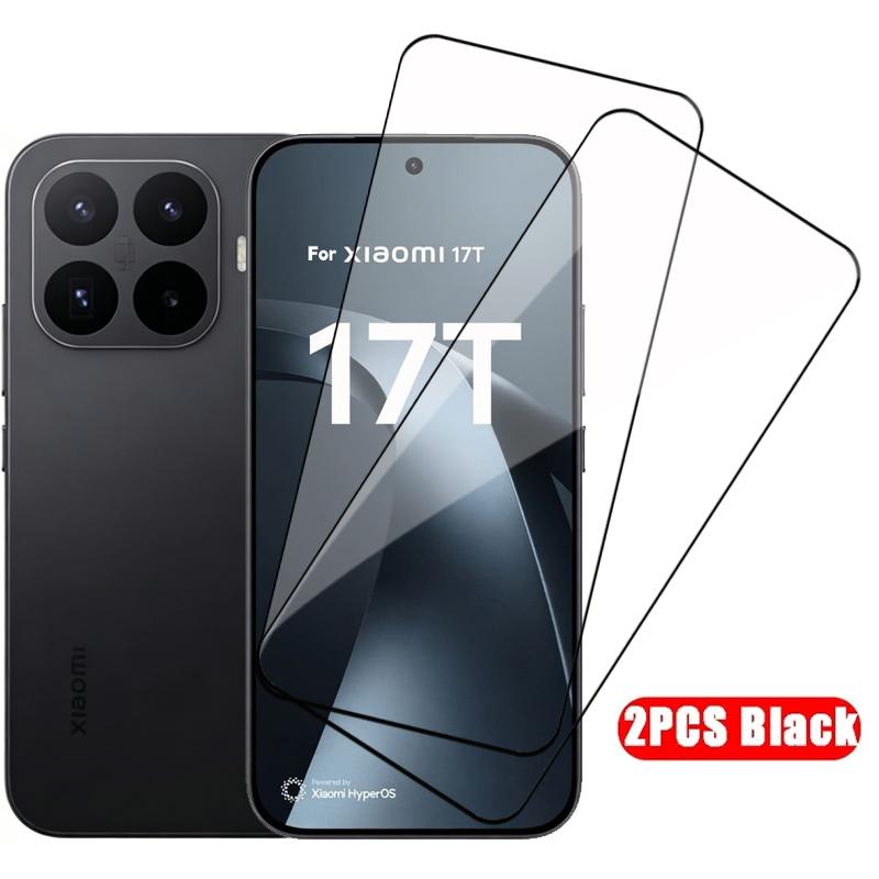For Xiaomi 17T Full Cover Tempered Glass Xiaomi 17T Pro Screen Protector HD Screen Glass Protective Phone Film For Xiaomi 17T
