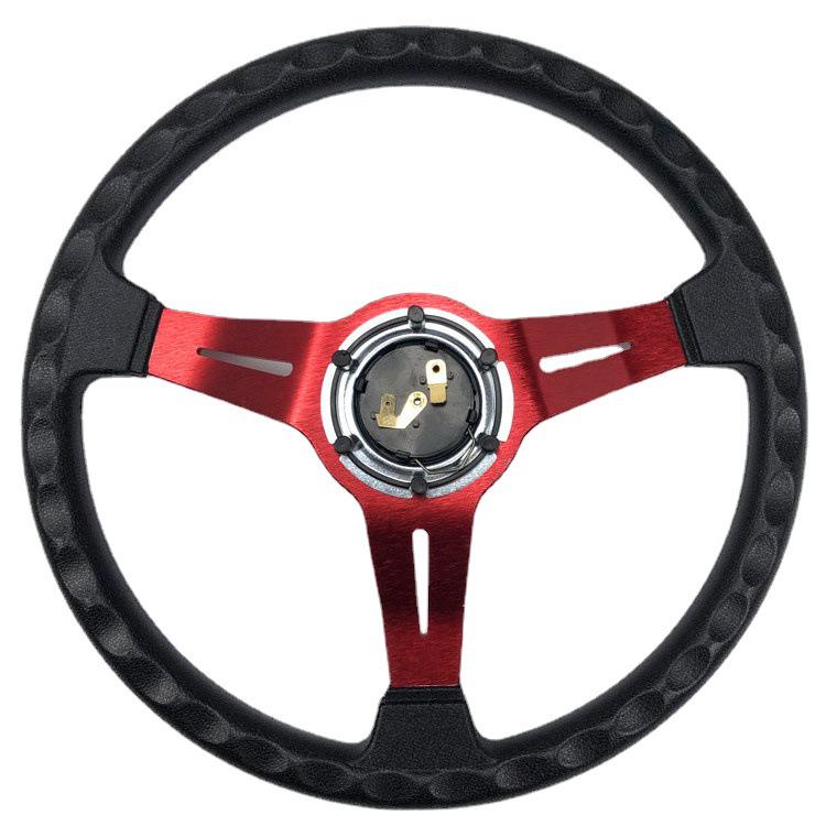 Universal 350MM Racing Competition PU Steering Wheel for Car Modification