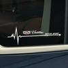 2PCS PVC Car Side Window Stickers Vinyl Waterproof Decals for Cadillac