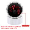 Auto Car Gauge 2" 52MM Voltmeter for Marine Boat Car 8-16V VOLTS IP67 Waterproof Volt Meter Indicator with Red Backlight