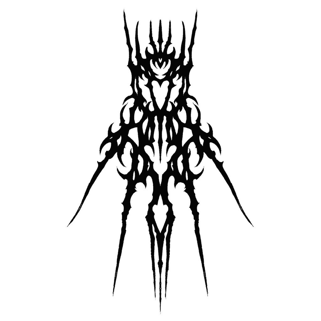 Advanced Sense Domineering Personality Thorn Totem Ribbon Sun Moon Stars Flower Lines Tattoo Sticker