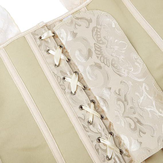 Lace Sleeve Strapless Body Shaper Corset for Women – European & American Slimming Short Sleeve Design