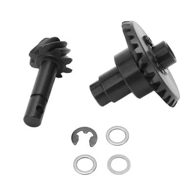 8T 27T Helical Bevel Gear with Gasket Steel Gear Set for Axial SCX10 II III 90046 110 RC Car