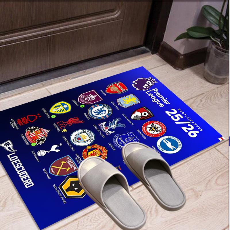 Chelsea F.C Pattern Rug, Indoor/Outdoor Mat, for Picnic, Gameroom, Bedroom, Office, Living Room, Home Decor Carpet, Birthday Gift