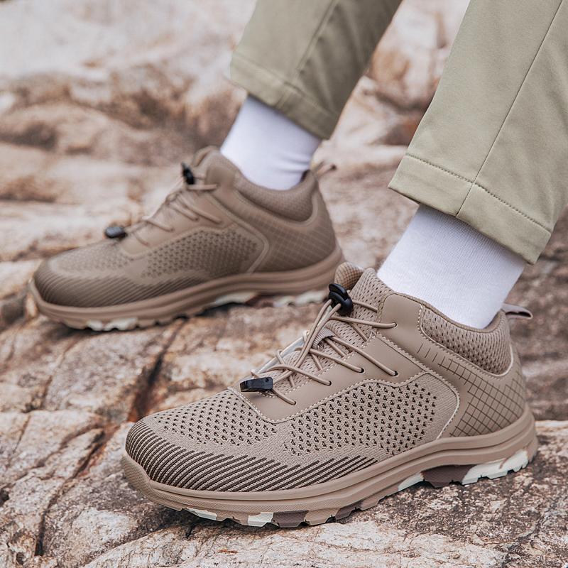 40-48 Men Hiking Shoes Outdoor Cross-Country Running Shoes Mesh Hiking Training Boots Suitable For Work Fishing Hiking Sports Shoes