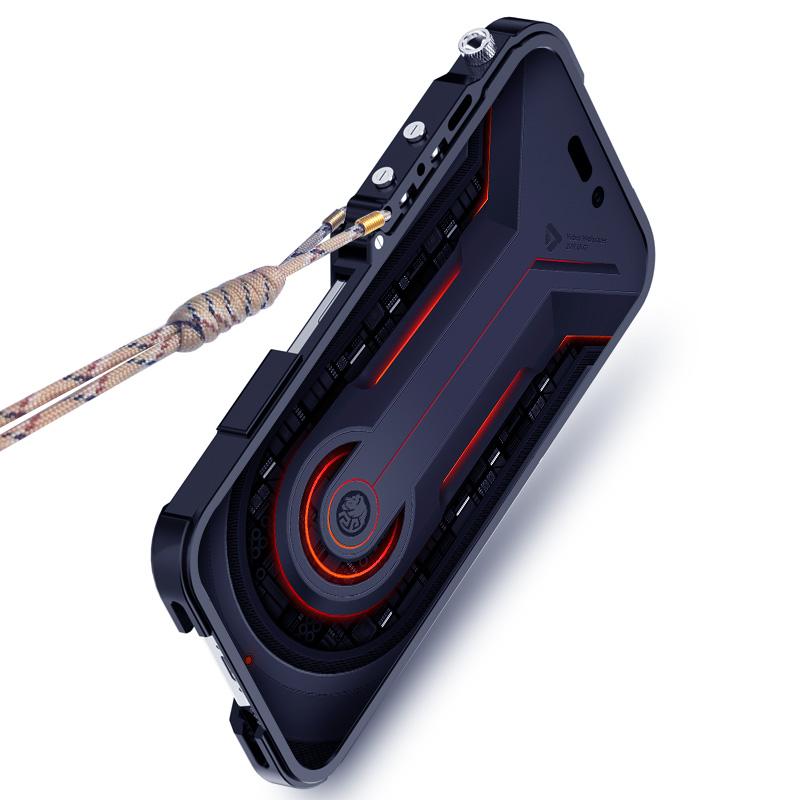 Tornillo de Armadura Marco Metálico Funda a Prueba de Golpes Para iphone 15 Pro Max 12 13 14 15 16 Pro Max Fundas con Parachoques de Aluminio Uso Rudo Fundas